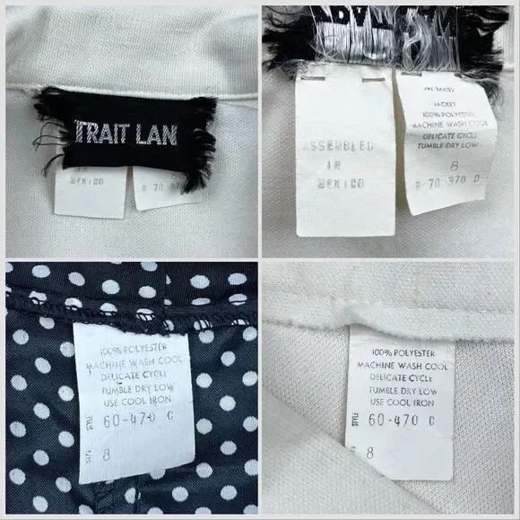 Vintage 1970s 3-Piece Jacket Blouse and Skirt Set - Picture 8 of 10